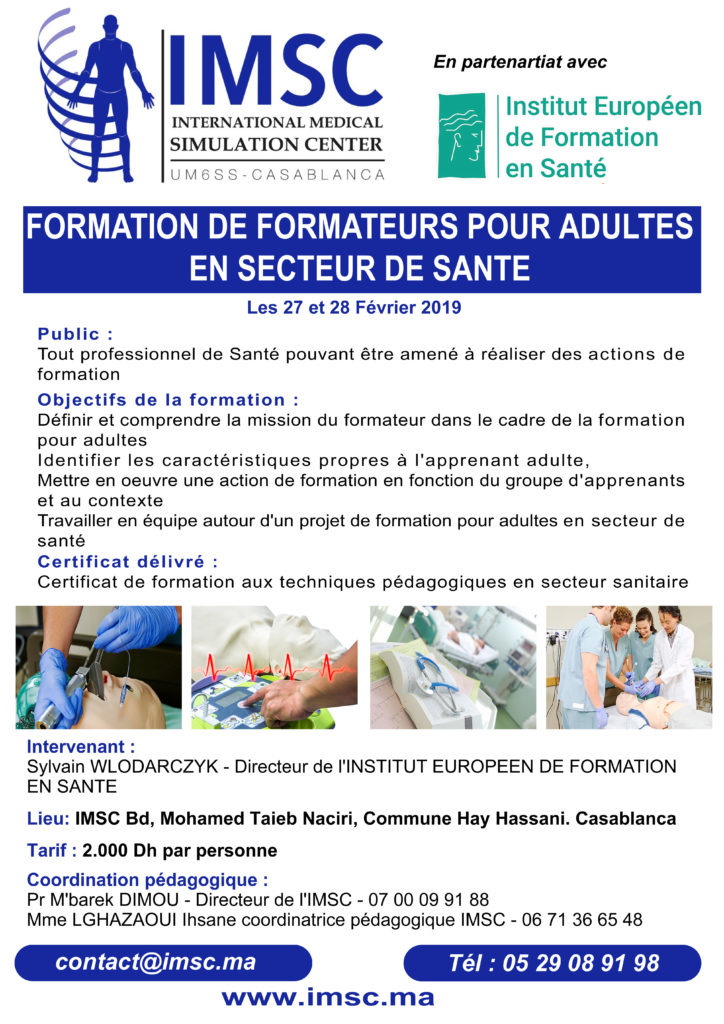 Affiche de la formation